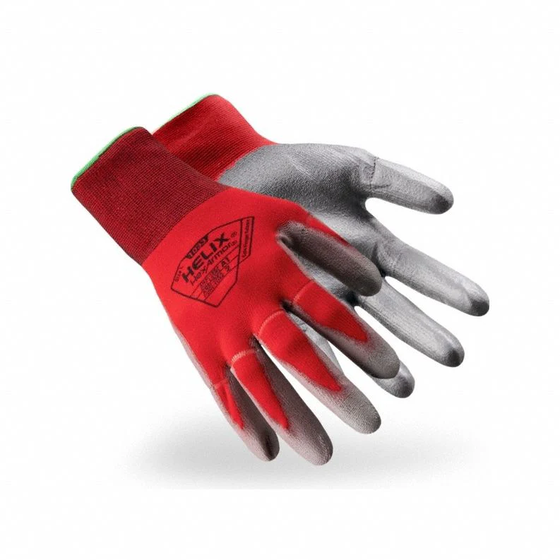 HEXARMOR Knit Gloves, Medium - Helix GP Series, Polyurethane Palm Dipped - Image 4