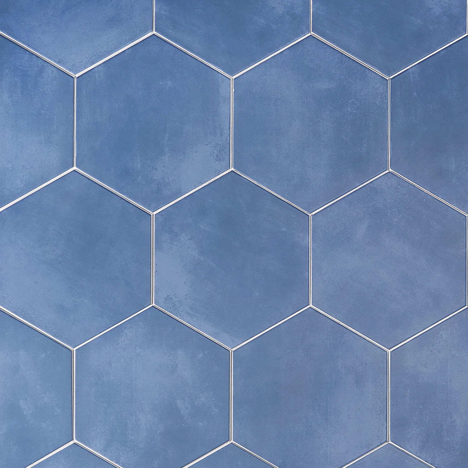 HexArt Azul Blue 8" Hexagon Matte Porcelain Tile - Lux Tile - Image 6