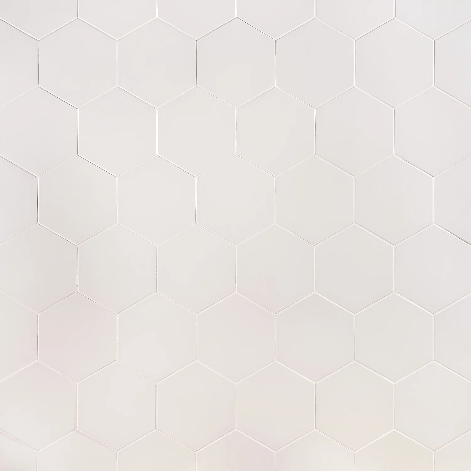 HexArt Blanco White Matte Porcelain Tile - 8" Hexagon - Image 8