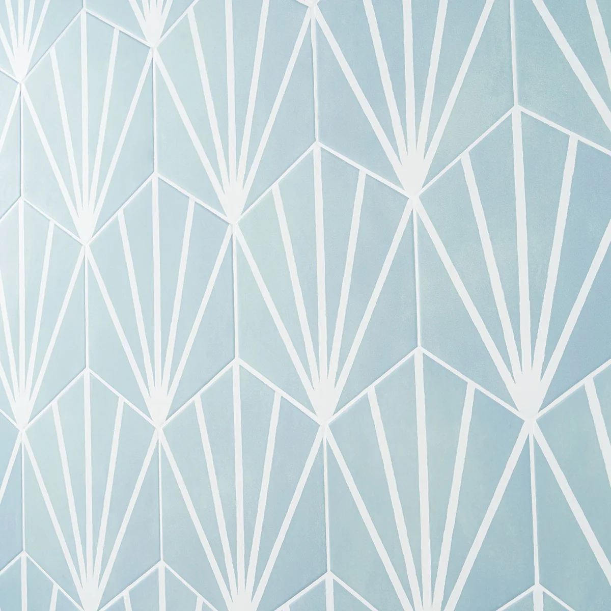 HexArt Deco Turquoise 8" Hexagon Matte Porcelain Tile - Lux Tile - Image 5