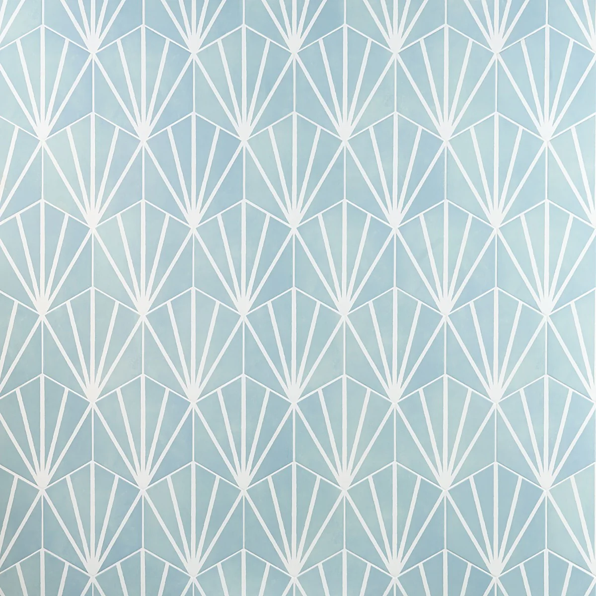HexArt Deco Turquoise 8" Hexagon Matte Porcelain Tile - Lux Tile - Image 8