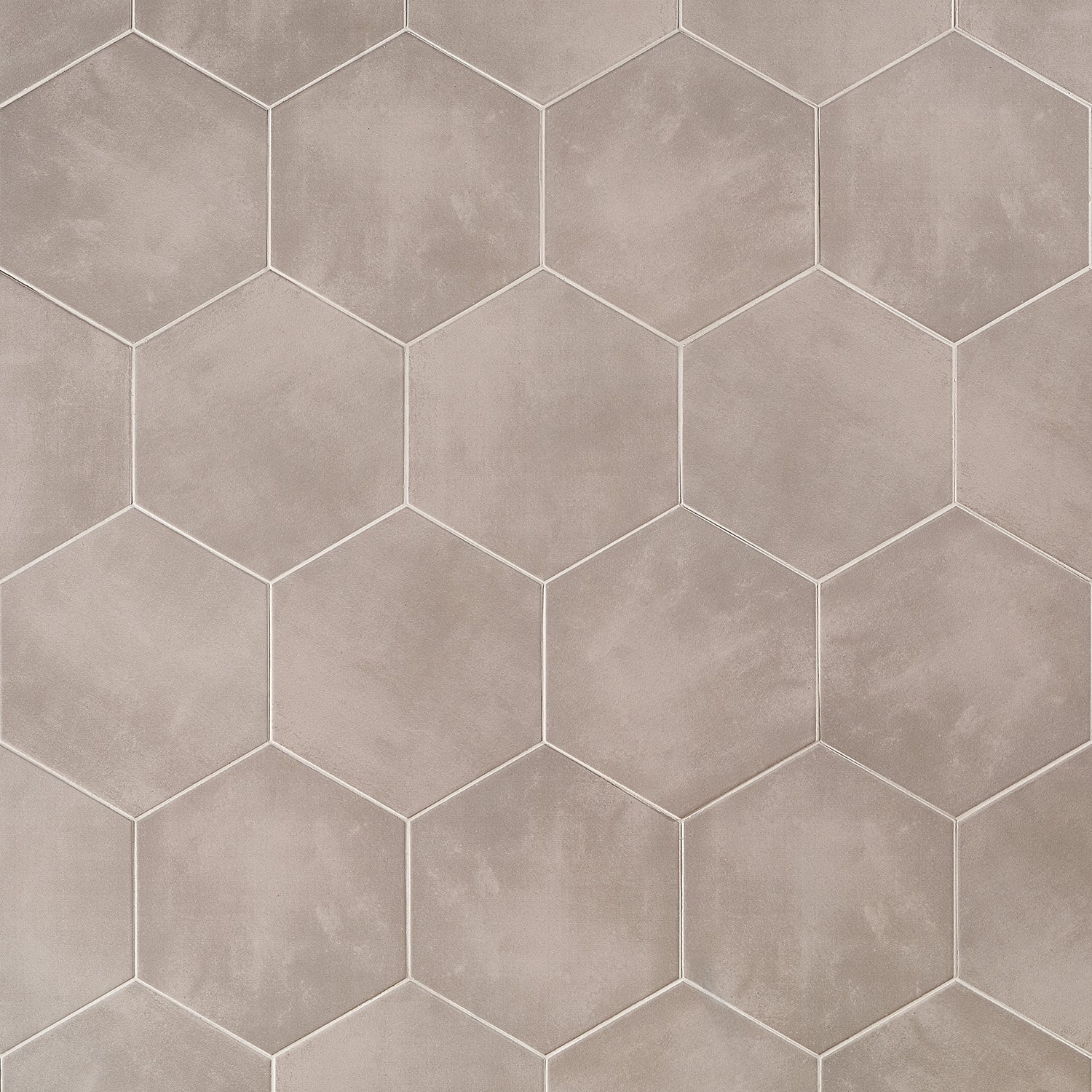 HexArt Gris Gray 8" Hexagon Matte Porcelain Tile - Lux Tile - Image 2
