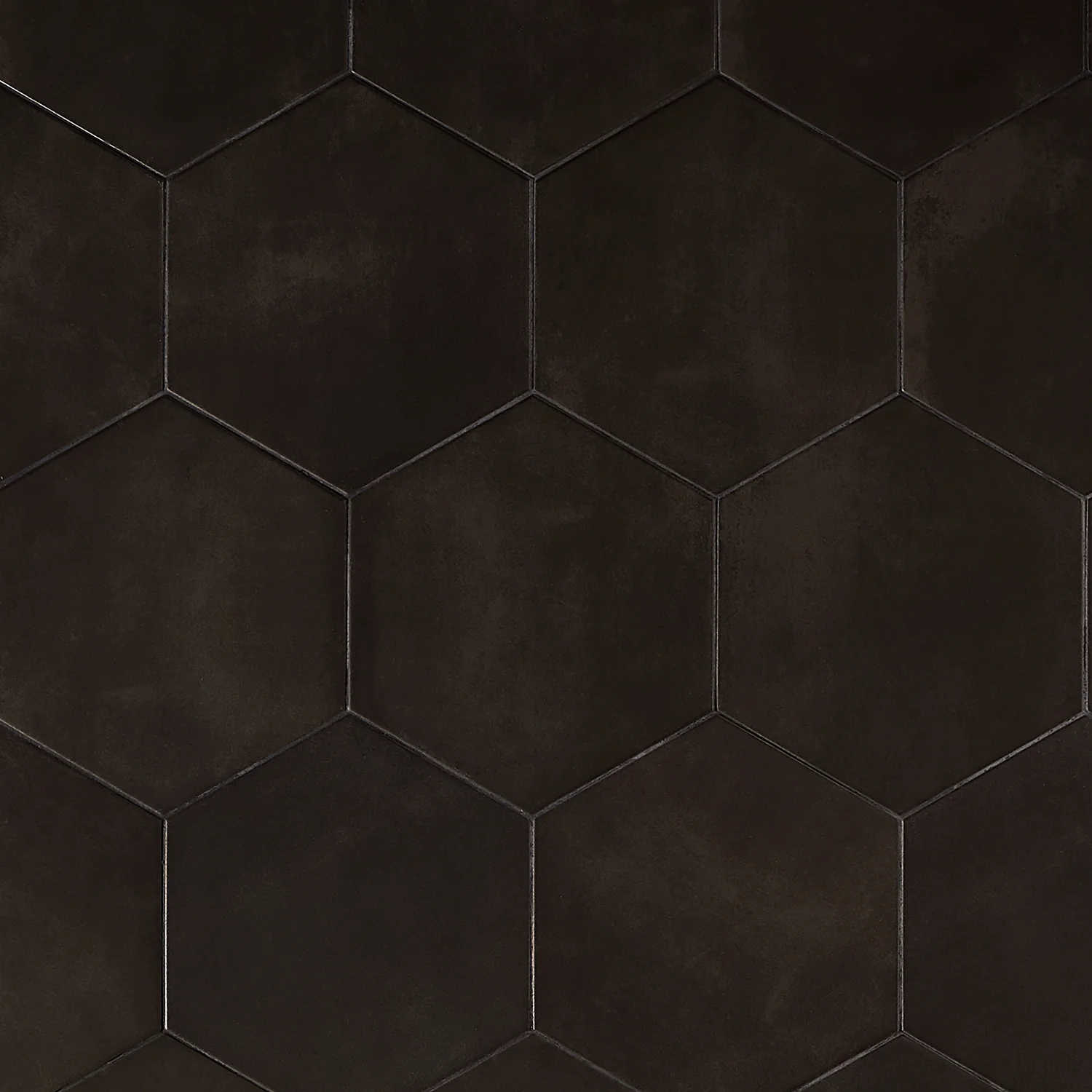 HexArt Nero Black 8" Hexagon Matte Porcelain Tile by Lux Tile - Image 4