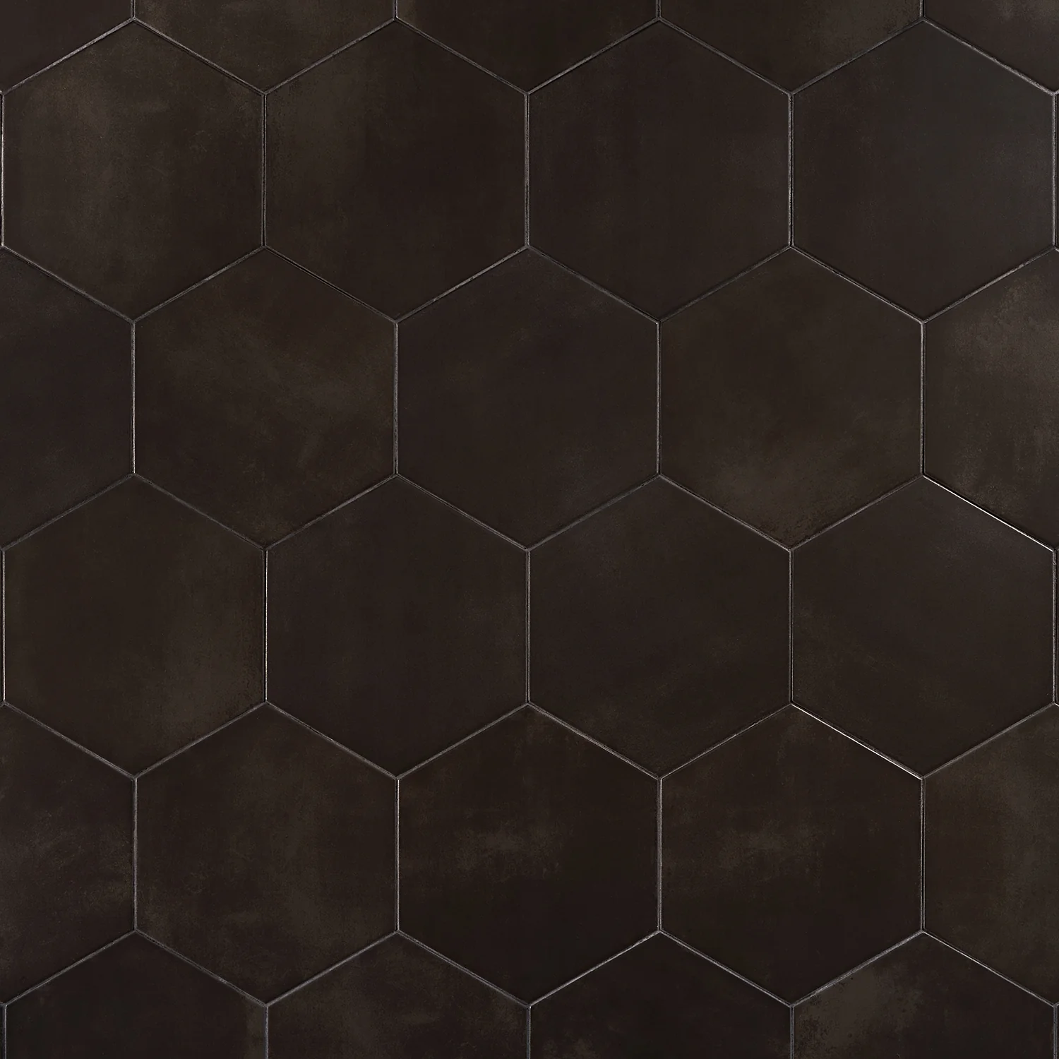 HexArt Nero Black 8" Hexagon Matte Porcelain Tile by Lux Tile - Image 5