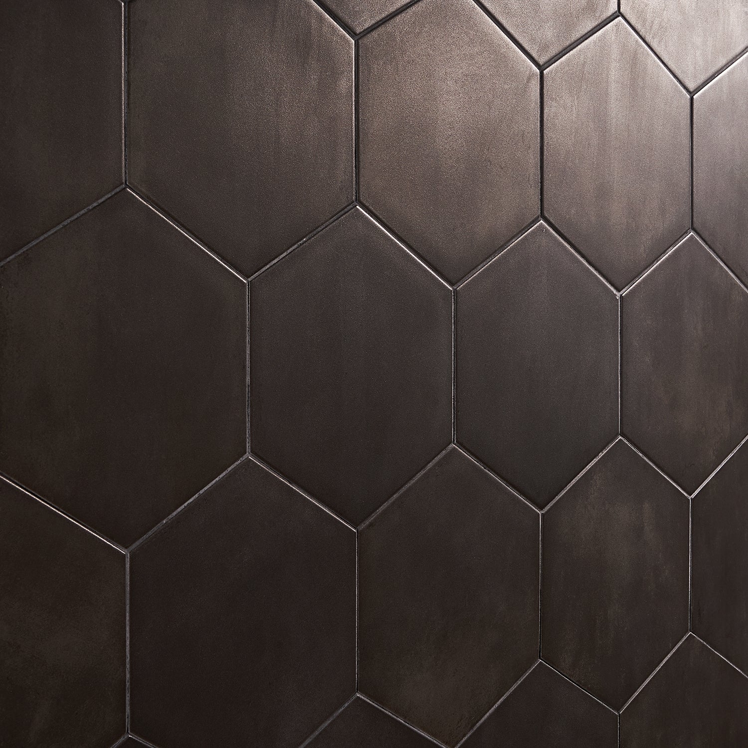 HexArt Nero Black 8" Hexagon Matte Porcelain Tile by Lux Tile - Image 7