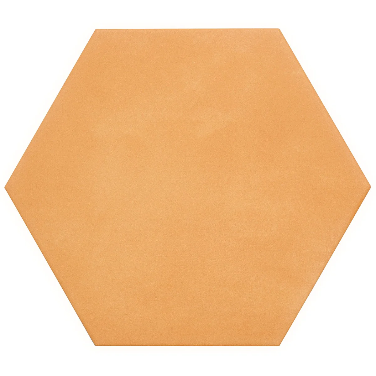HexArt Orange 8" Hexagon Matte Porcelain Tile - Lux Tile - Image 3