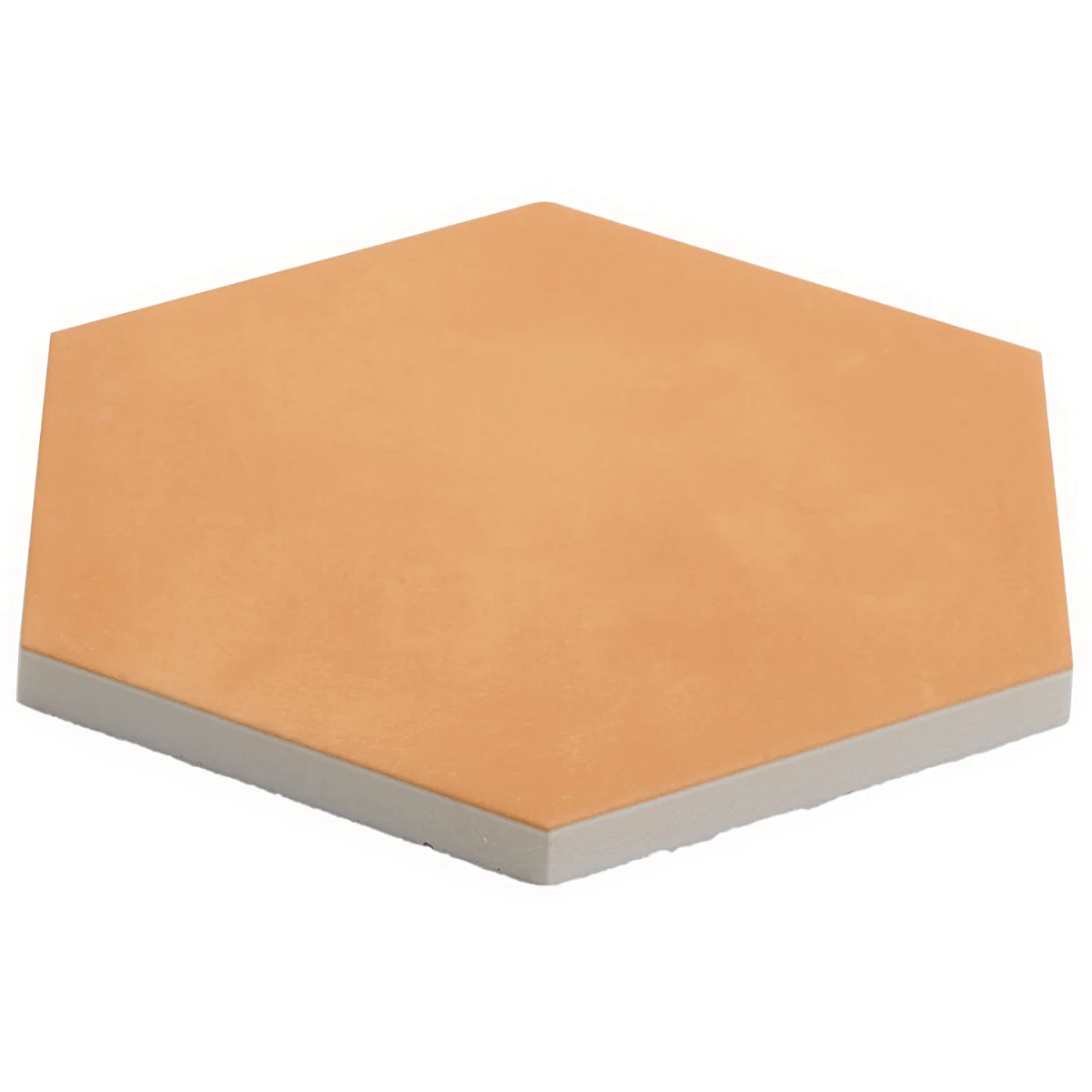HexArt Orange 8" Hexagon Matte Porcelain Tile - Lux Tile - Image 7