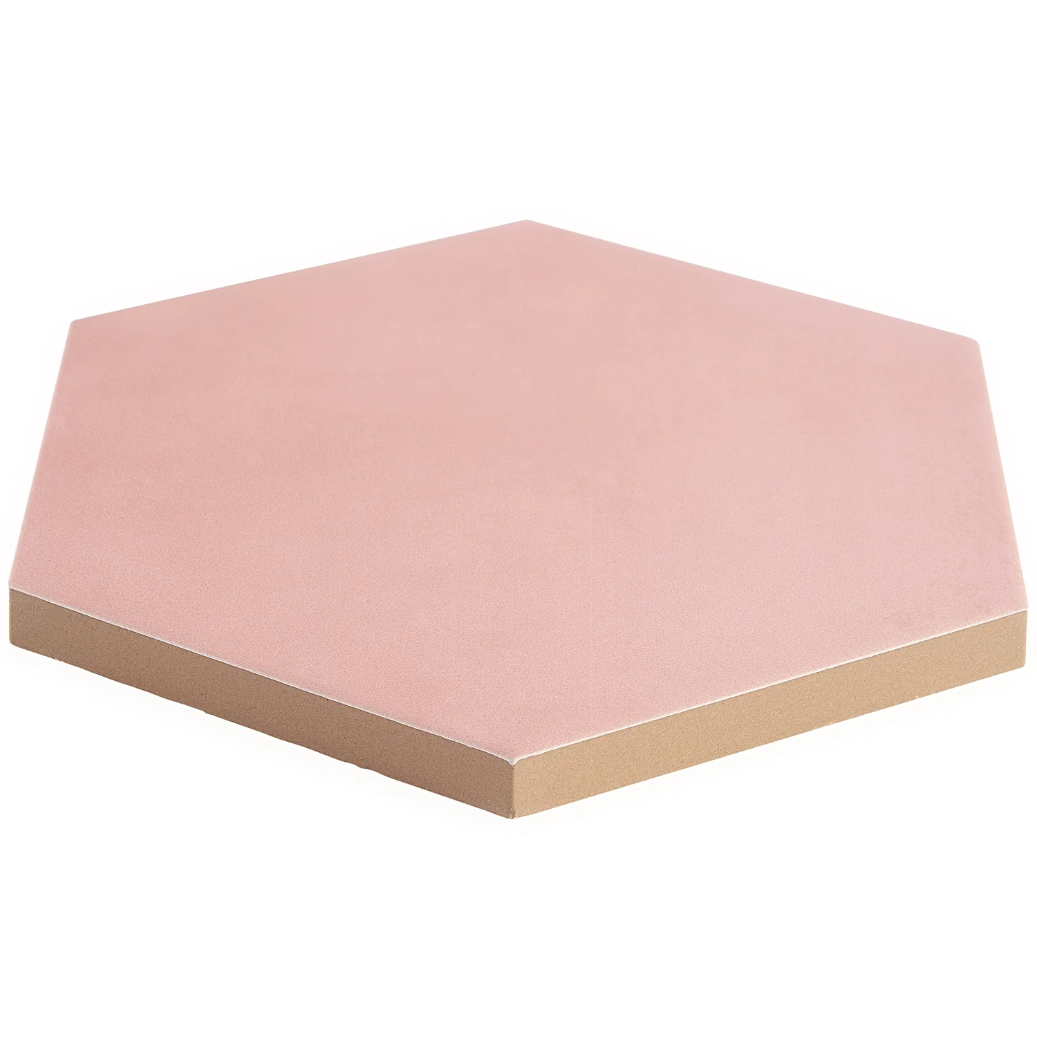 HexArt Rose Pink 8" Hexagon Matte Porcelain Tile - Lux Tile - Image 7