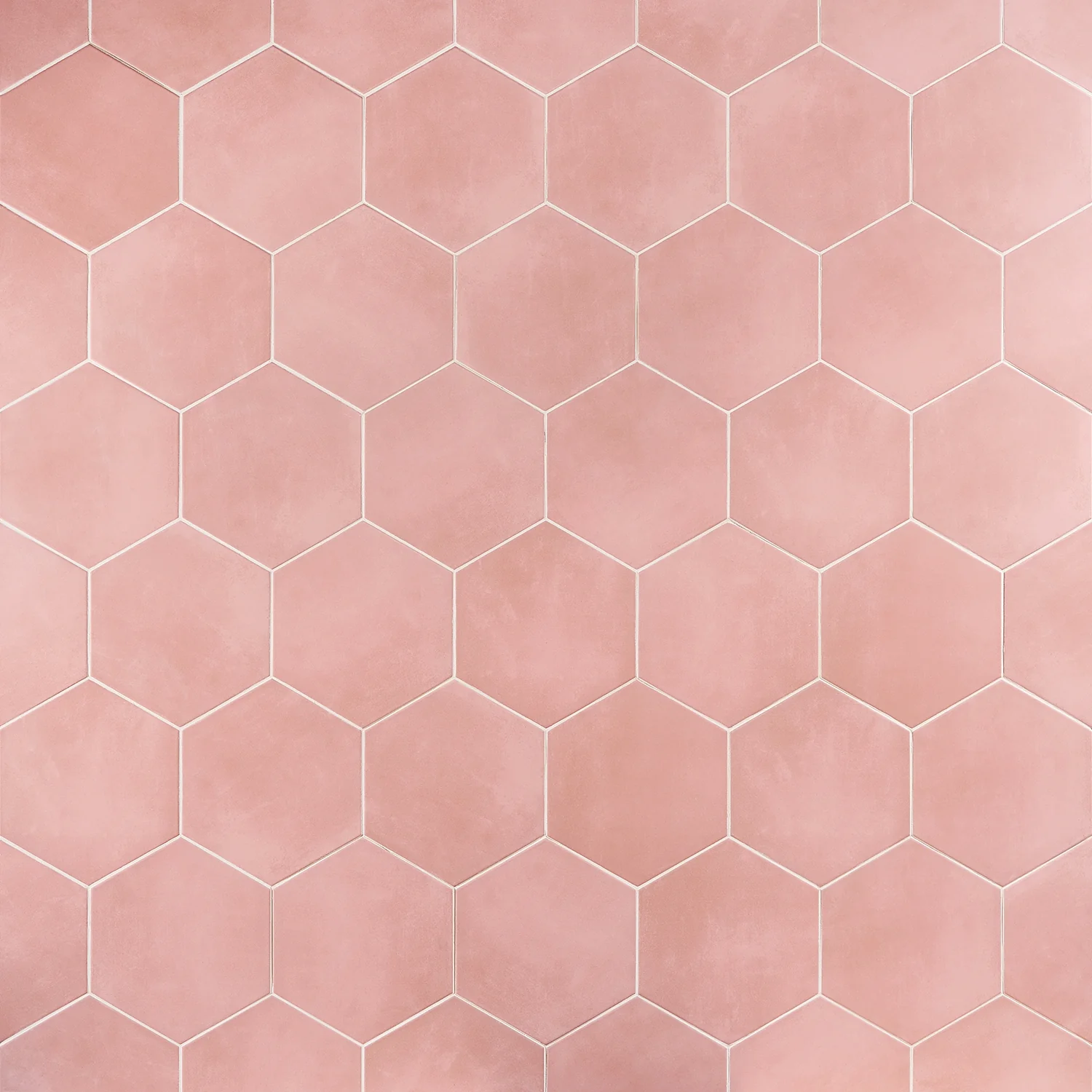HexArt Rose Pink 8" Hexagon Matte Porcelain Tile - Lux Tile - Image 9