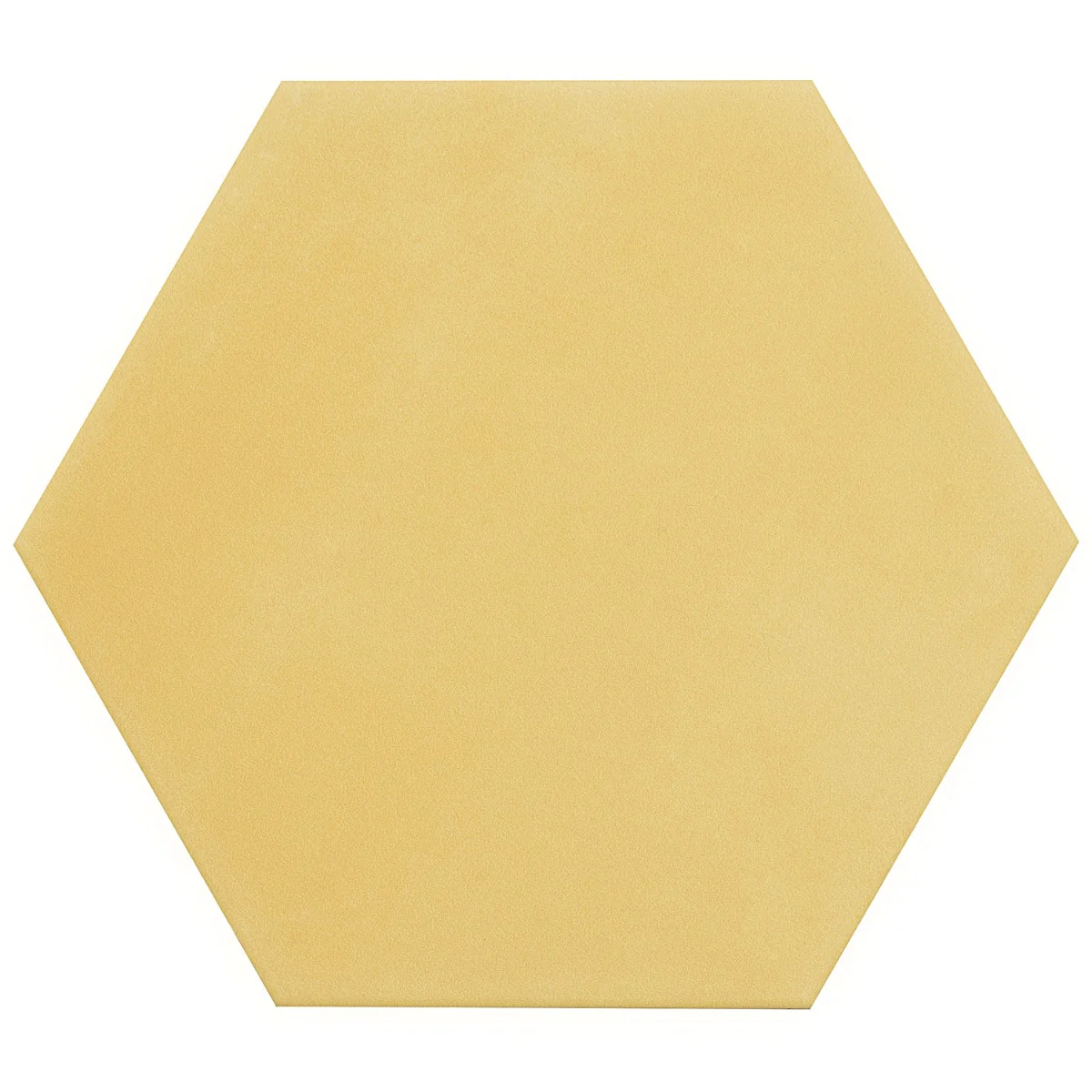 HexArt Yellow 8" Hexagon Matte Porcelain Tile by Lux Tile - Image 3