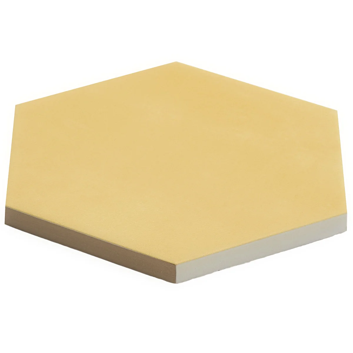 HexArt Yellow 8" Hexagon Matte Porcelain Tile by Lux Tile - Image 7