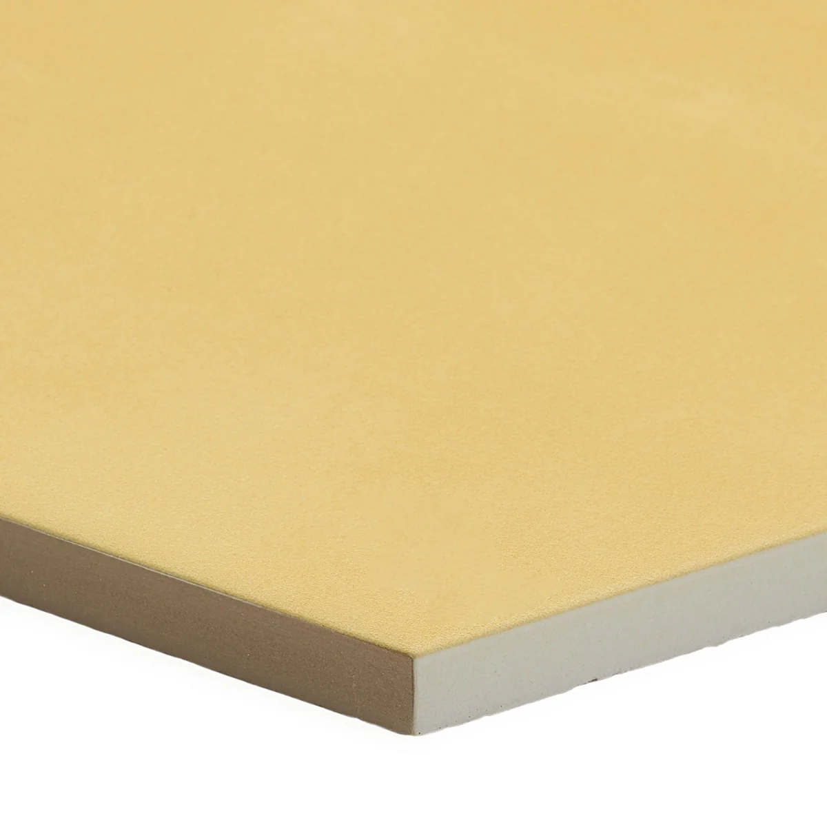 HexArt Yellow 8" Hexagon Matte Porcelain Tile by Lux Tile - Image 8