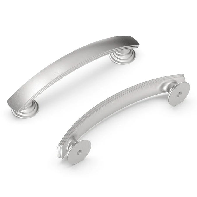 Hickory Hardware American Diner 3-3/4-in (96Mm) Center to Center Stainless Steel Arch Handle Drawer Pull
