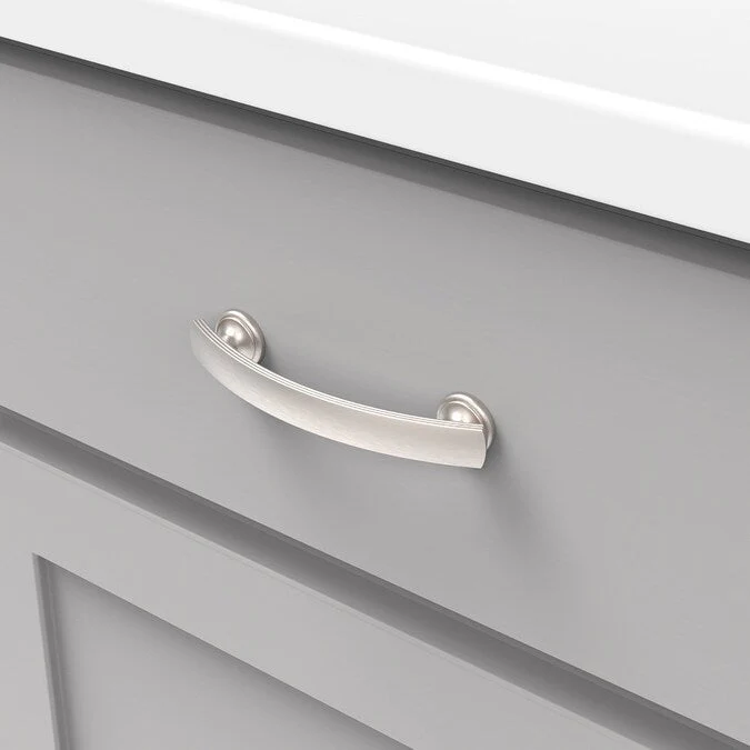 Hickory Hardware American Diner 3-3/4-in (96Mm) Center to Center Stainless Steel Arch Handle Drawer Pull - Image 3