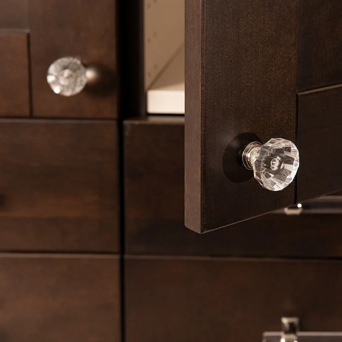 Hickory Hardware Crystal Palace 3-in Center to Center Crysacrylic with Polished Nickel Rectangular Bar Drawer Pull - Image 6