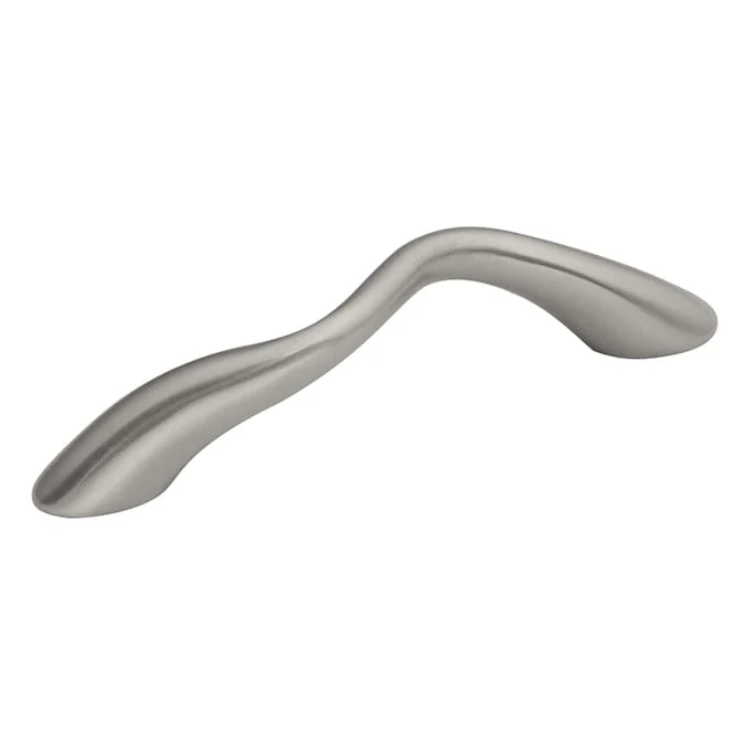 Hickory Hardware Metropolis 3-in (76mm) Center to Center Satin Nickel Arch Handle Drawer Pull