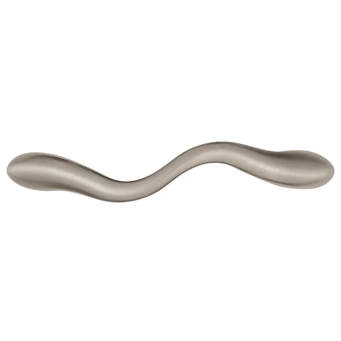 Hickory Hardware Metropolis 3-in (76mm) Center to Center Satin Nickel Arch Handle Drawer Pull - Image 2
