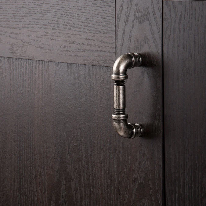 Hickory Hardware Pipeline 3-in (76mm) Center to Center Black Nickel Vibed Rectangular Bar Drawer Pull - Image 5