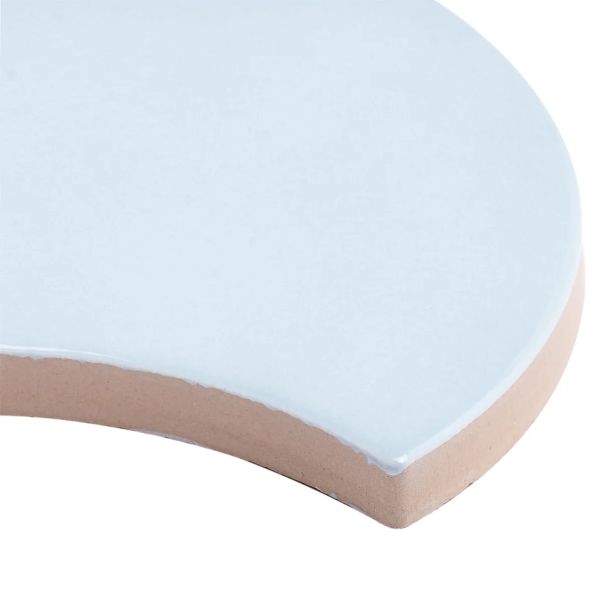 Highwater Maya Blue Fish Scale Polished Ceramic Wall Tile - 5" - Image 7