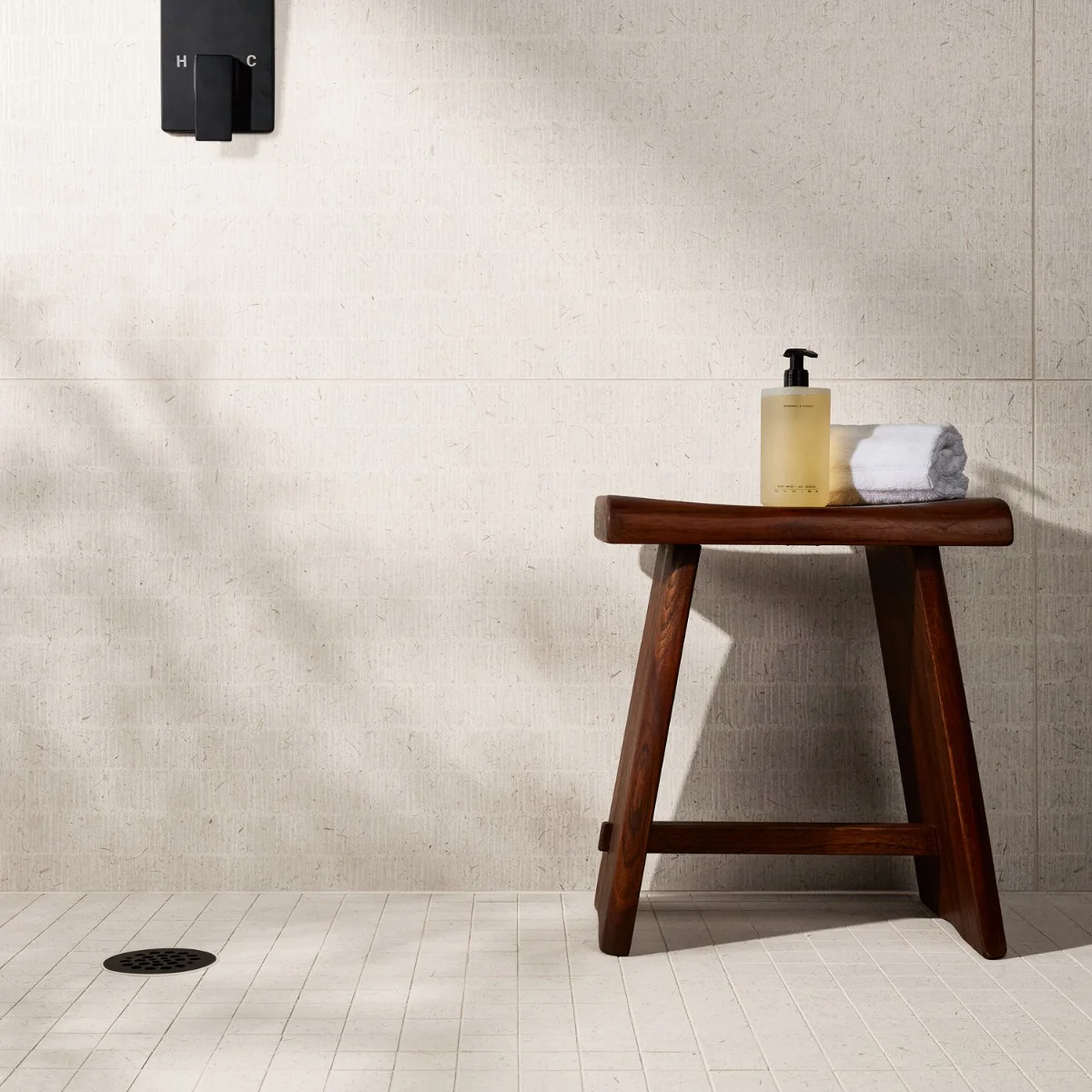 Hikari Paper Cream 2x2 Matte Mosaic Tile - Porcelain, Japandi Design - Image 4