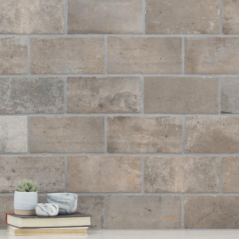 MS International Capella Taupe Brick 5 x 10 Matte Porcelain Floor and Wall Tile (Case) - Image 2