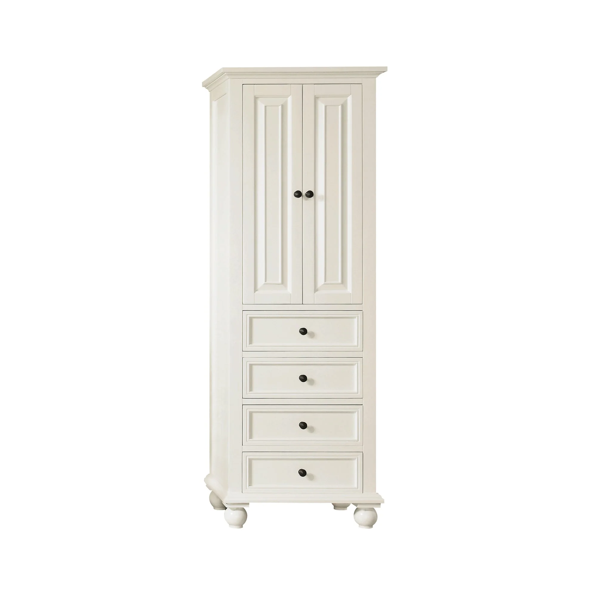 Avanity Thompson 24 in. W x 16 in. D x 68 in. H Charcoal Glaze Linen Cabinet - Image 6