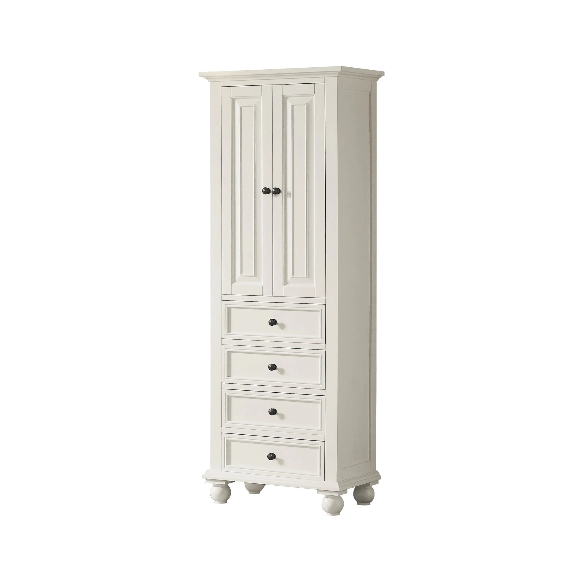 Avanity Thompson 24 in. W x 16 in. D x 68 in. H Charcoal Glaze Linen Cabinet - Image 7