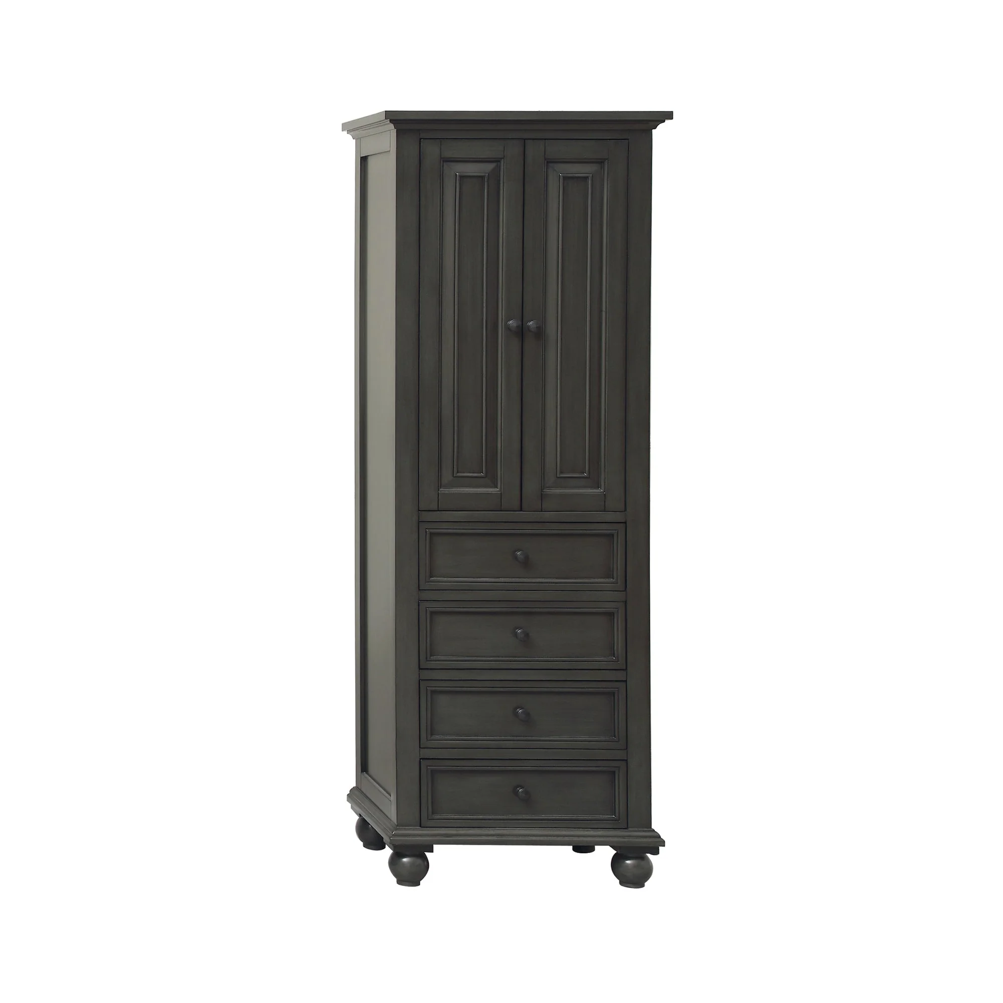 Avanity Thompson 24"W x 16"D x 68"H Charcoal Glaze Linen Cabinet - Image 2