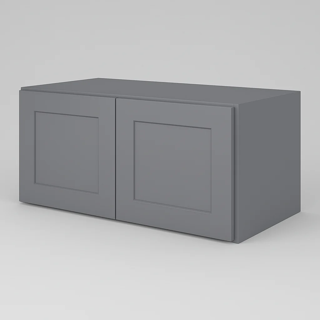 HOMEIBRO Newport Shaker Style Wall Kitchen Cabinet - 33x24x15 Inches
