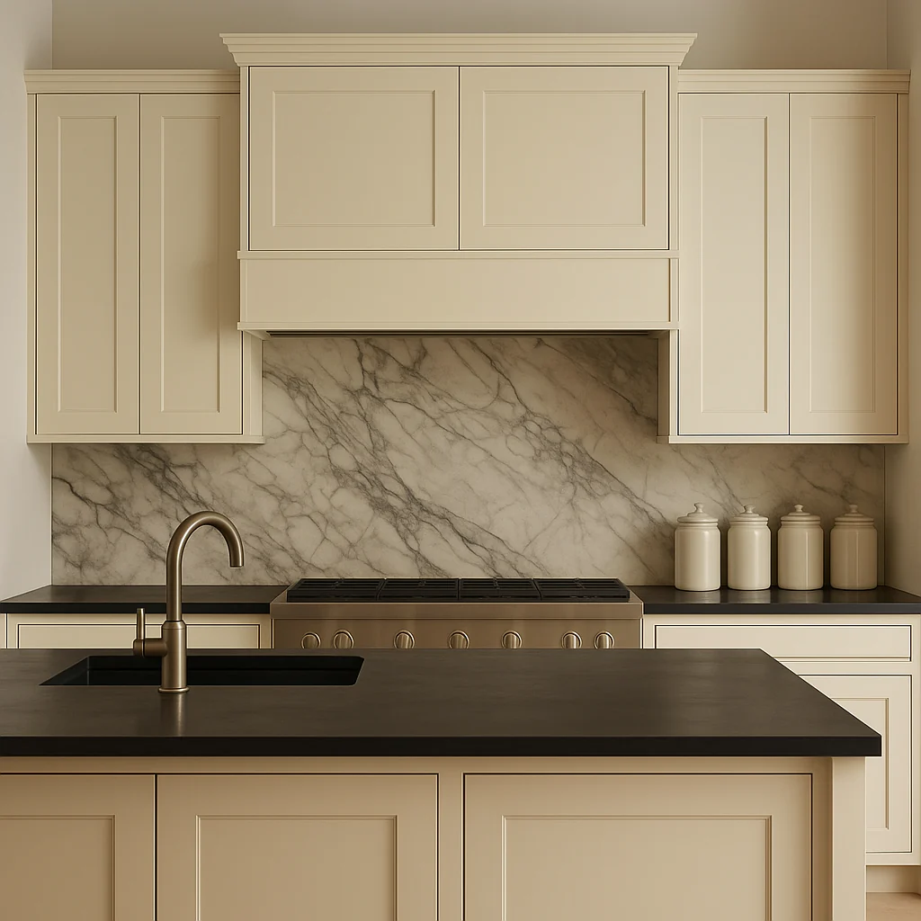 HOMEIBRO Shaker Antique White Wall Bridge Kitchen Cabinet, 36-in W x 24-in D x 18-in H - Image 3