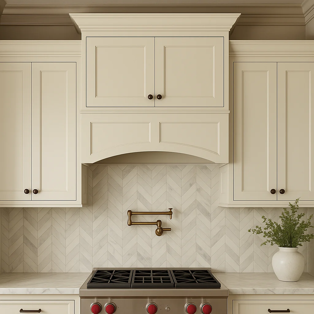 HOMEIBRO Shaker Antique White Wall Bridge Kitchen Cabinet, 36-in W x 24-in D x 18-in H - Image 4