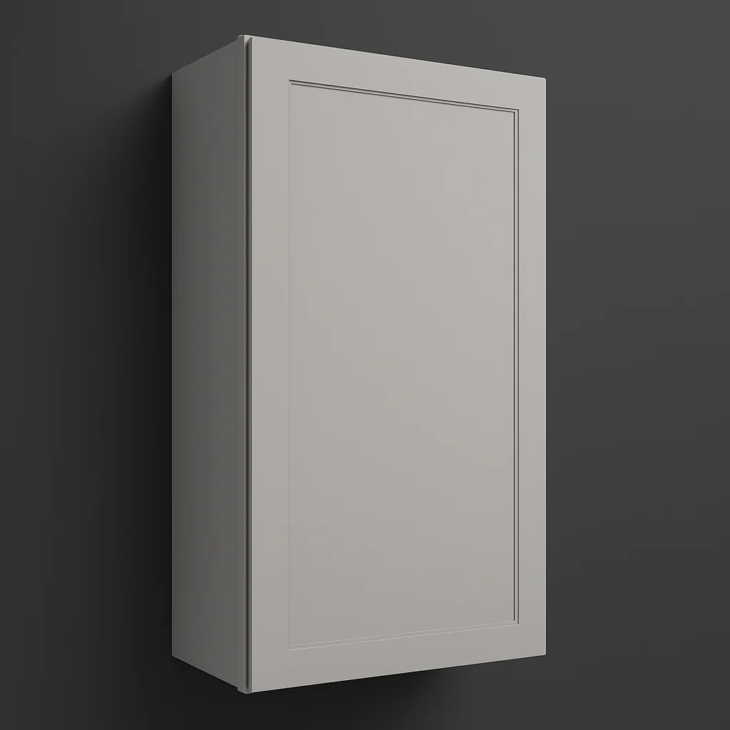 HOMEIBRO Shaker Dove Plywood Wall Cabinet, 21 in. W x 12 in. D x 42 in. H, Ready to Assemble