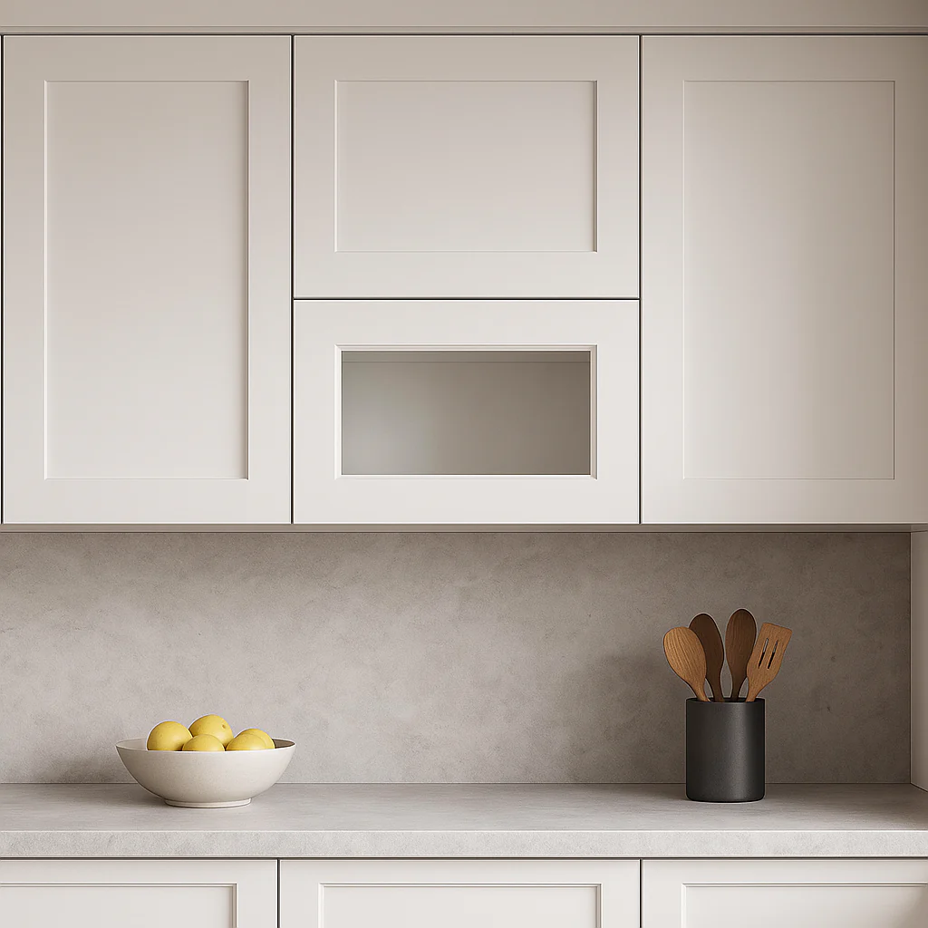 HOMEIBRO Shaker Dove Plywood Wall Kitchen Cabinet, 21x12x12 Inches - Image 2