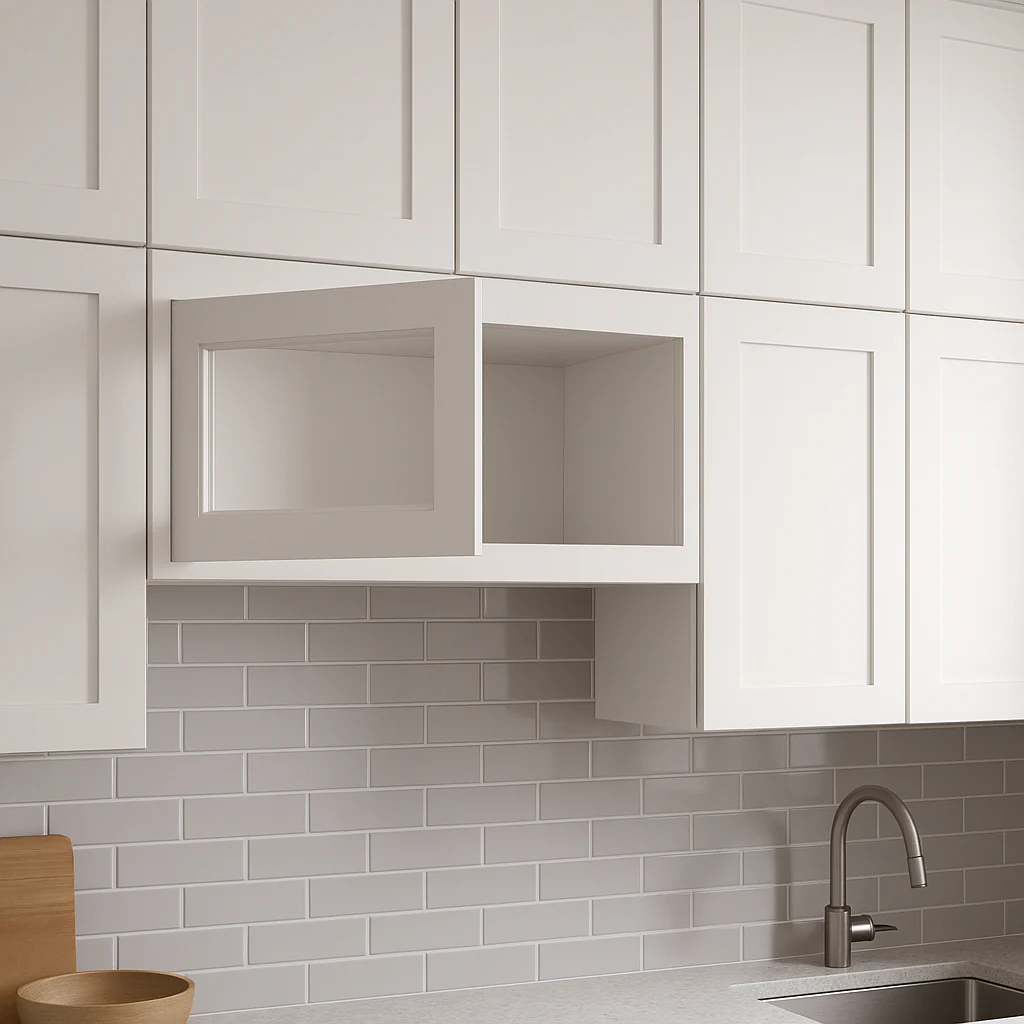 HOMEIBRO Shaker Dove Plywood Wall Kitchen Cabinet, 21x12x12 Inches - Image 4