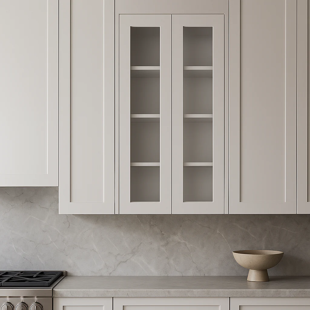 HOMEIBRO Shaker Dove Plywood Wall Kitchen Cabinet, 24x12x42 in, Ready to Assemble - Image 3