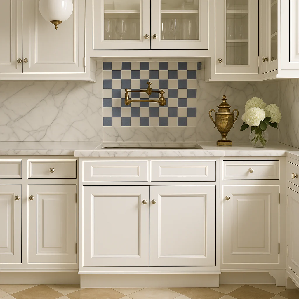 HOMEIBRO Shaker White Plywood Base Kitchen Cabinet with 2 Drawers and 2 Doors - Image 4