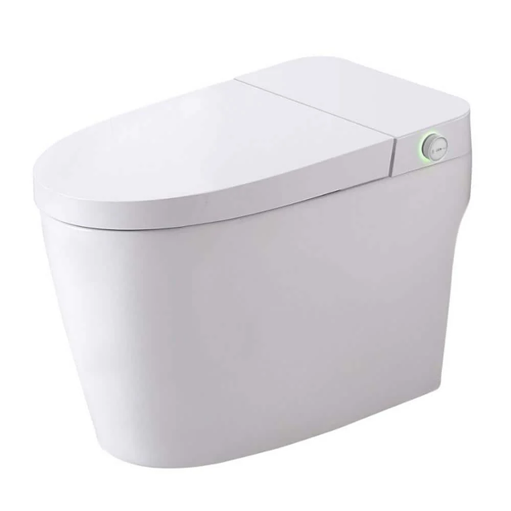 HOMEMYSTIQUE Height Intelligent Bidet Toilet with Auto Features, Heated Seat & Remote Control