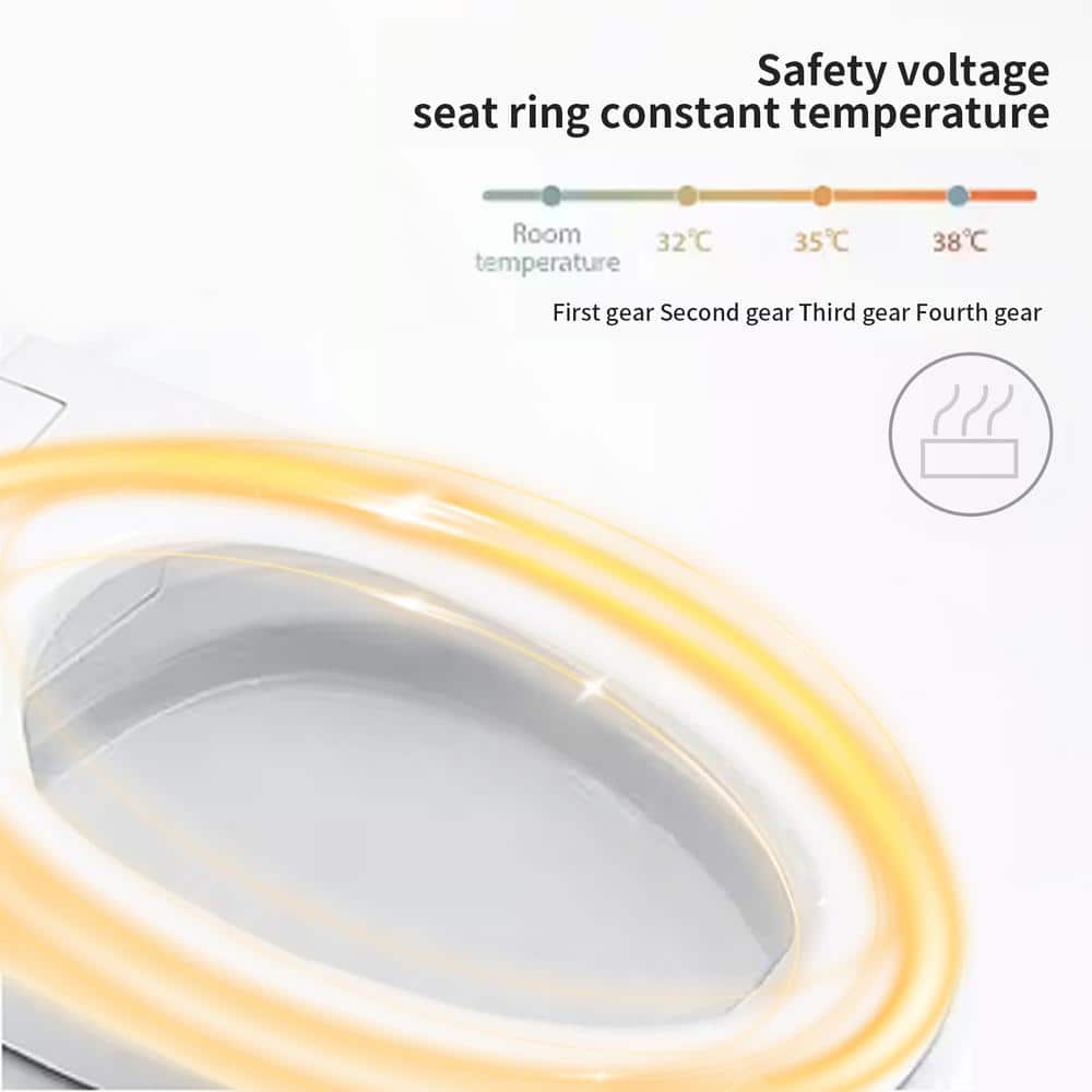 HOMEMYSTIQUE Height Intelligent Bidet Toilet with Auto Features, Heated Seat & Remote Control - Image 5