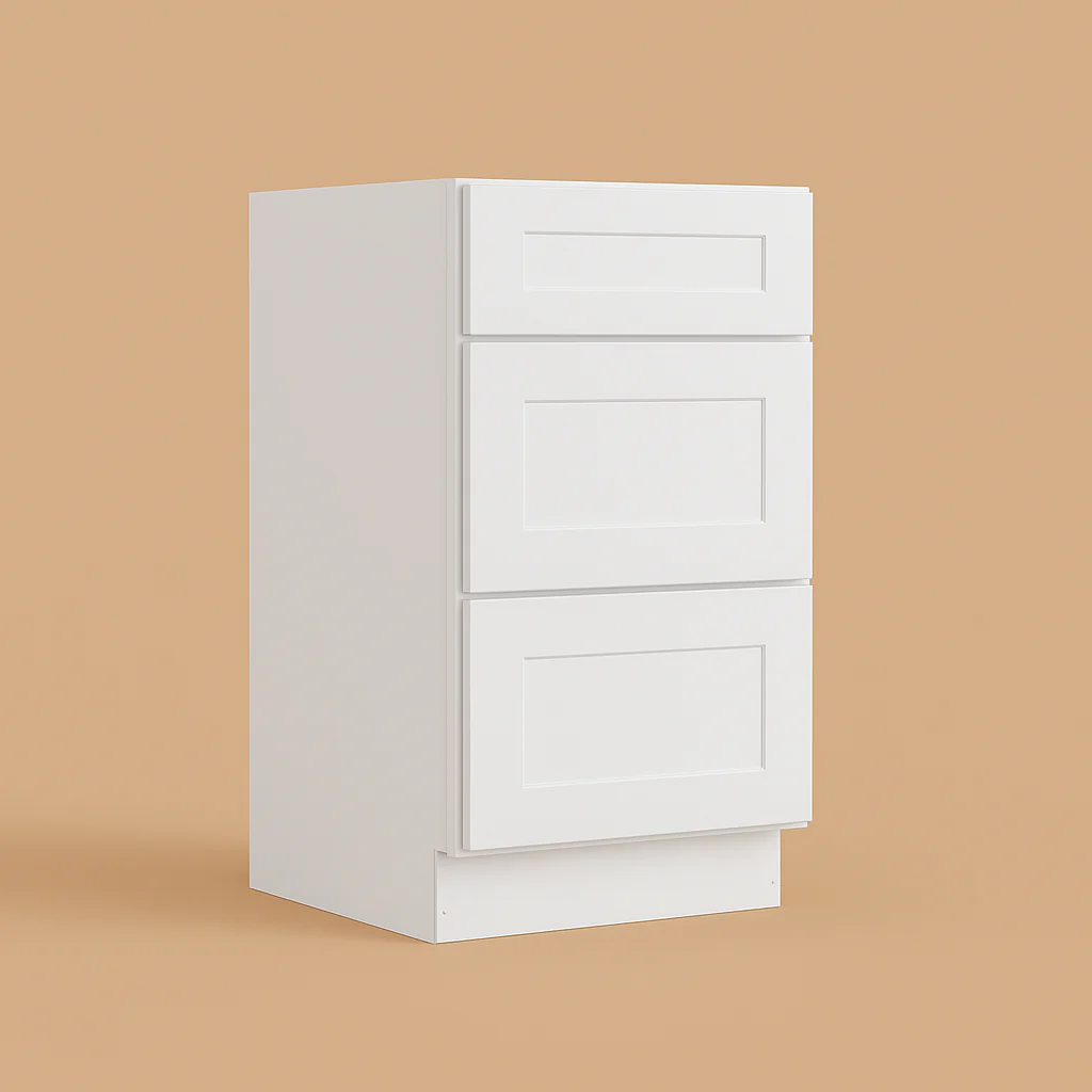 HOMLUX Ready-to-Assemble Drawer Base Kitchen Cabinet in Shaker White - Image 5
