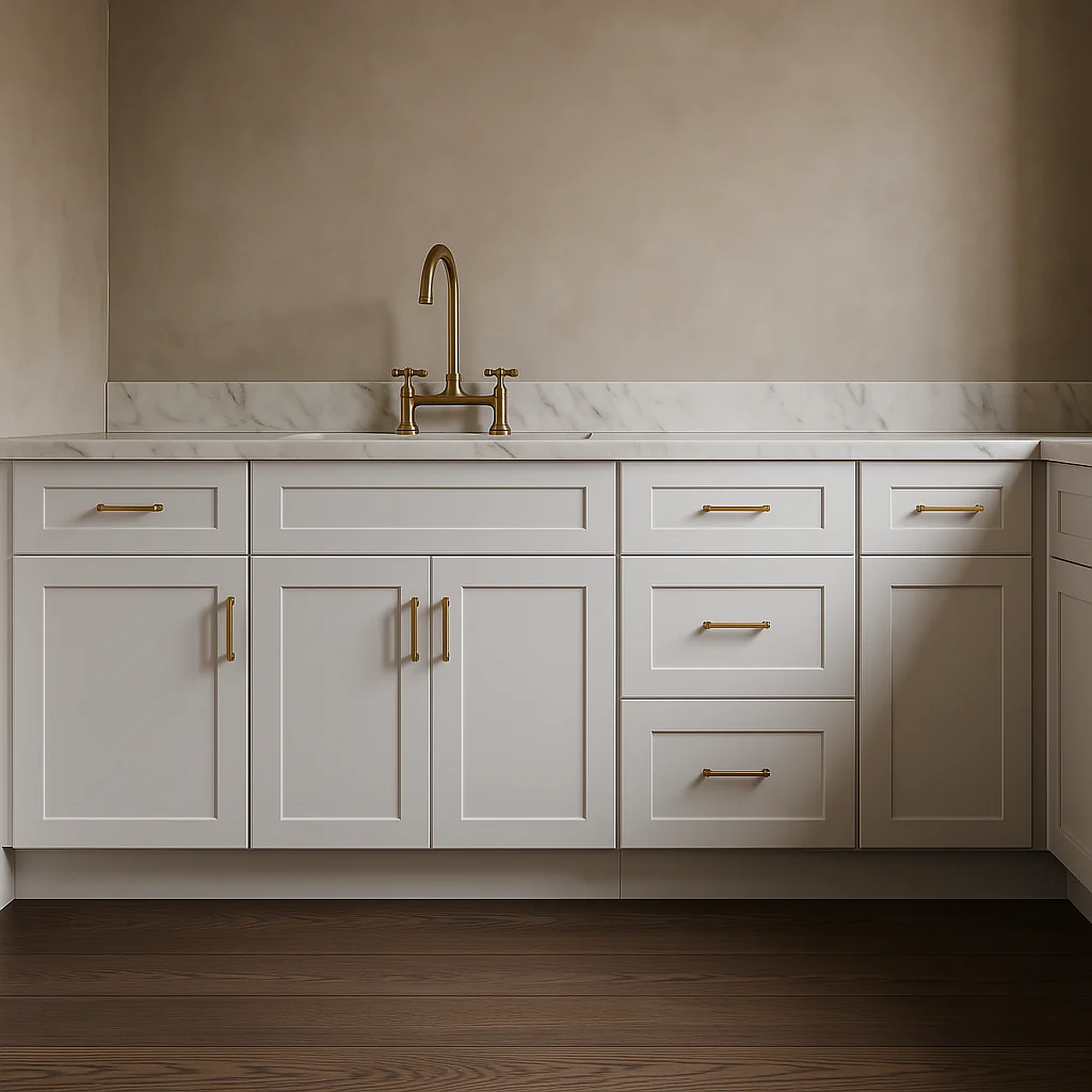 HOMLUX Ready-to-Assemble Drawer Base Kitchen Cabinet in Shaker White - Image 8