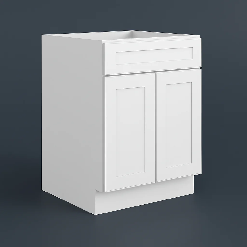 HOMLUX Ready to Assemble Drawer Base Kitchen Cabinet in Shaker White - Image 5