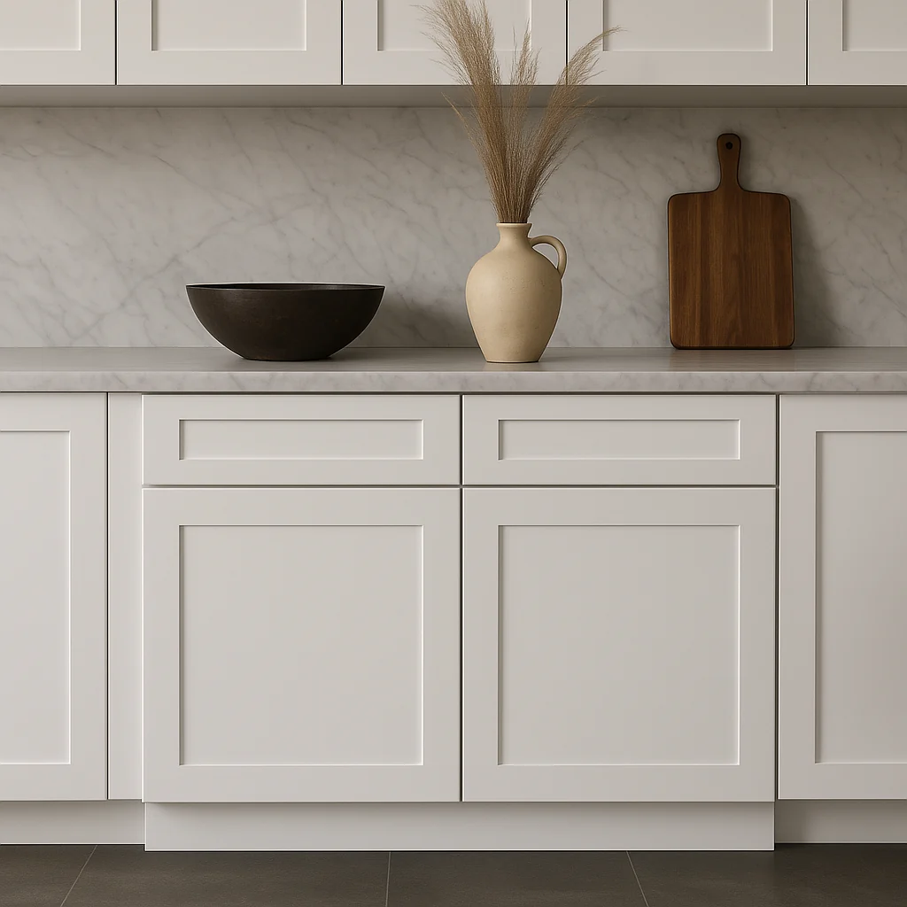HOMLUX Ready to Assemble Drawer Base Kitchen Cabinet in Shaker White, 33 in. W x 24 in. D x 34.5 in. H - Image 4