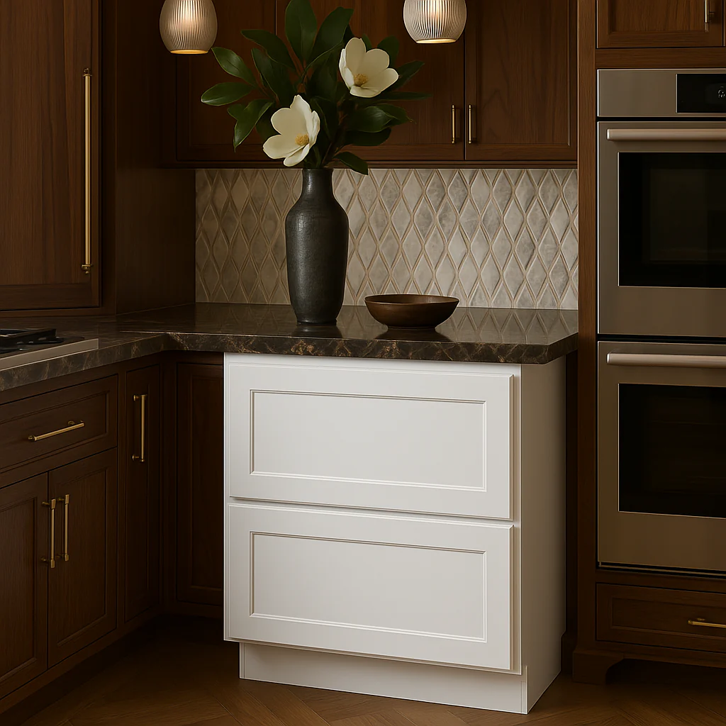 HOMLUX Ready to Assemble Drawer Base Kitchen Cabinet in Shaker White - Image 8
