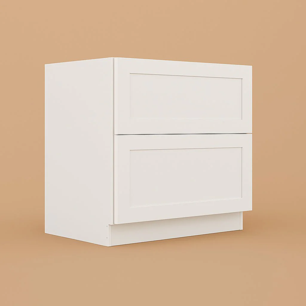 HOMLUX Ready to Assemble Drawer Base Kitchen Cabinet in Shaker White