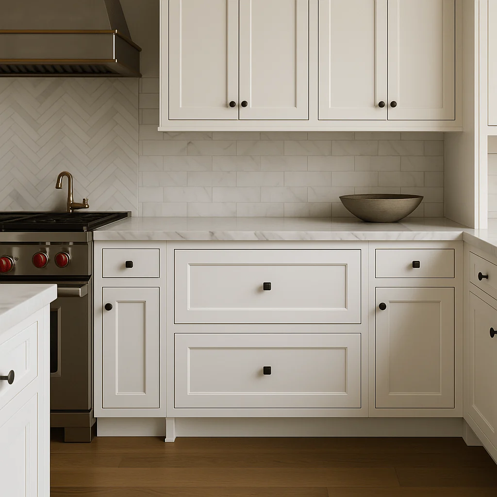 HOMLUX Ready to Assemble Drawer Base Kitchen Cabinet in Shaker White - Image 4