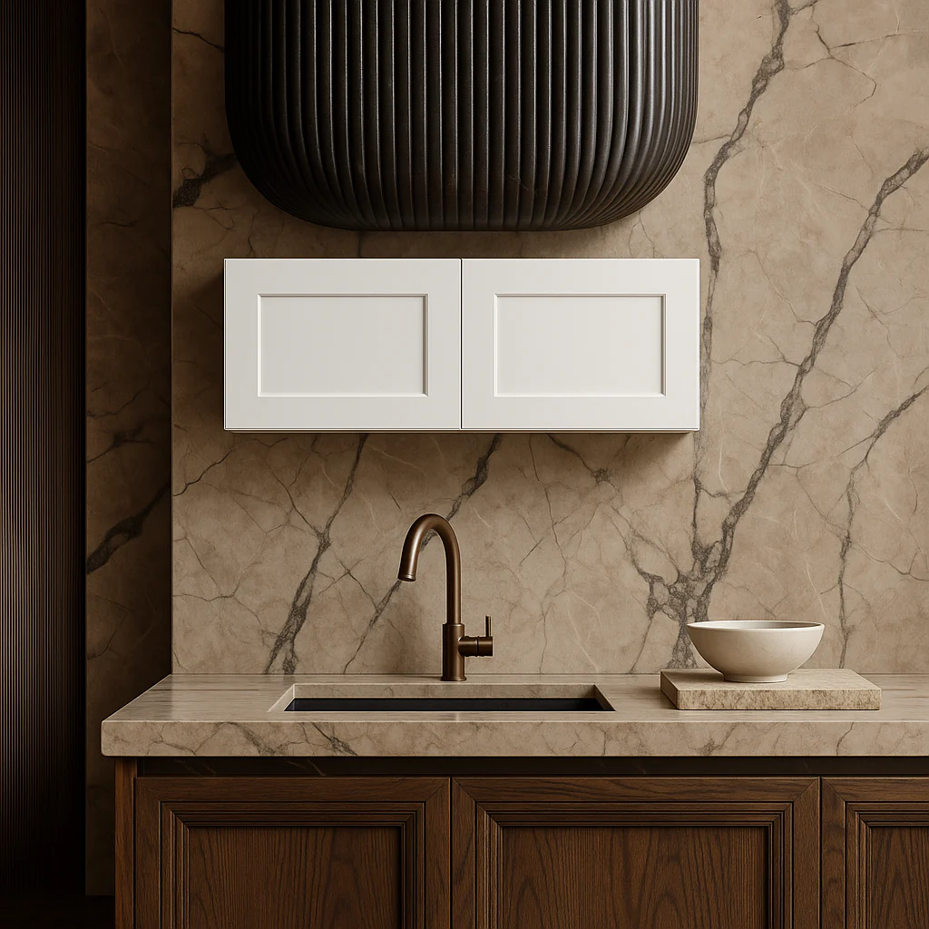 HOMLUX Ready to Assemble Shaker White Wall Cabinet - 36 in. W x 24 in. D x 12 in. H - Image 3