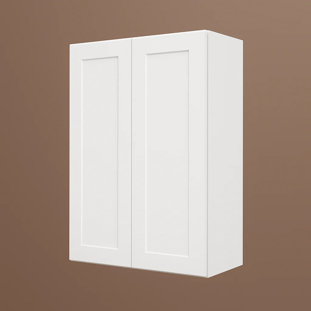 HOMLUX Ready-to-Assemble Shaker White Wall Kitchen Cabinet, 27x12x36 Inches