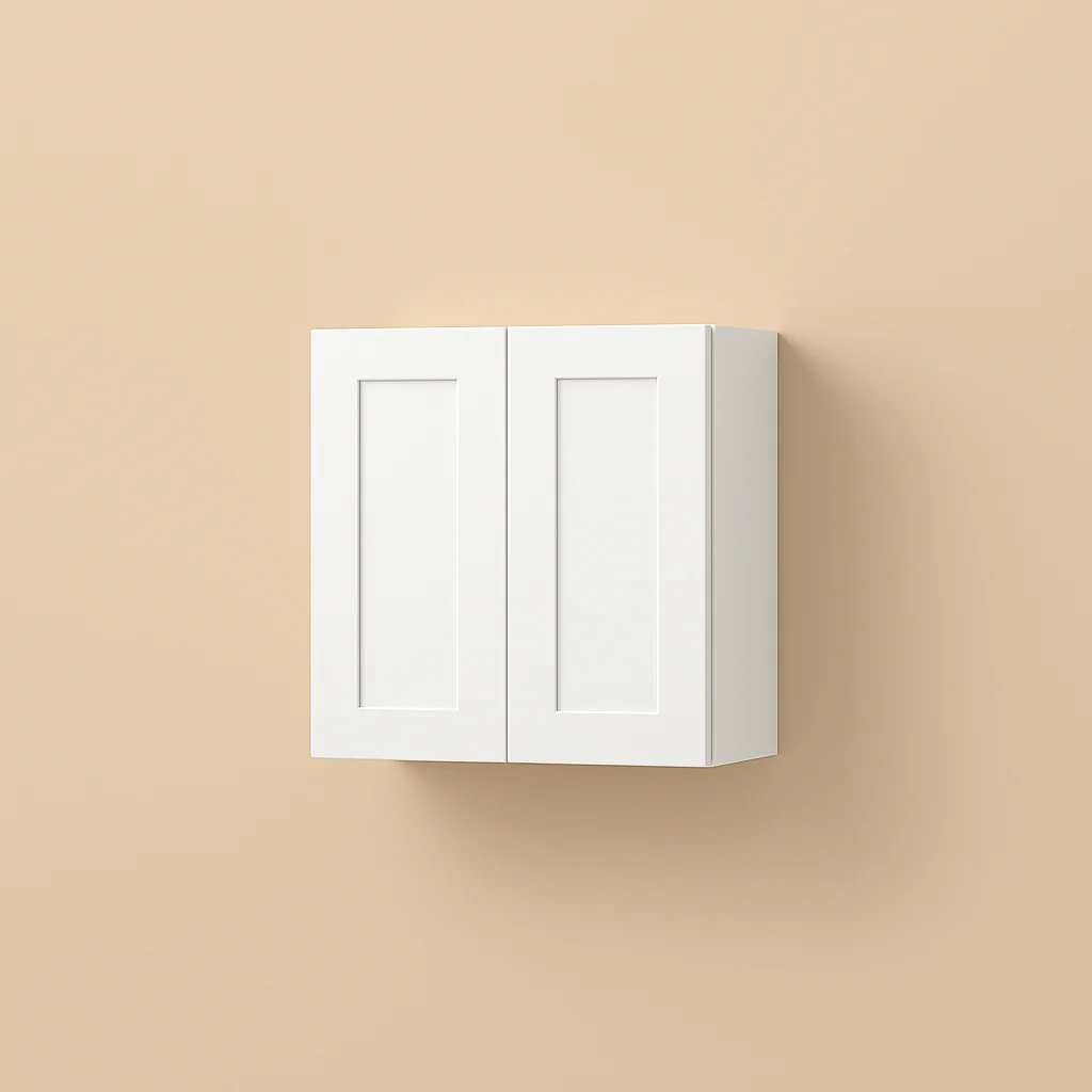 HOMLUX Ready-to-Assemble Shaker White Wall Kitchen Cabinet, 30x12x24 Inches