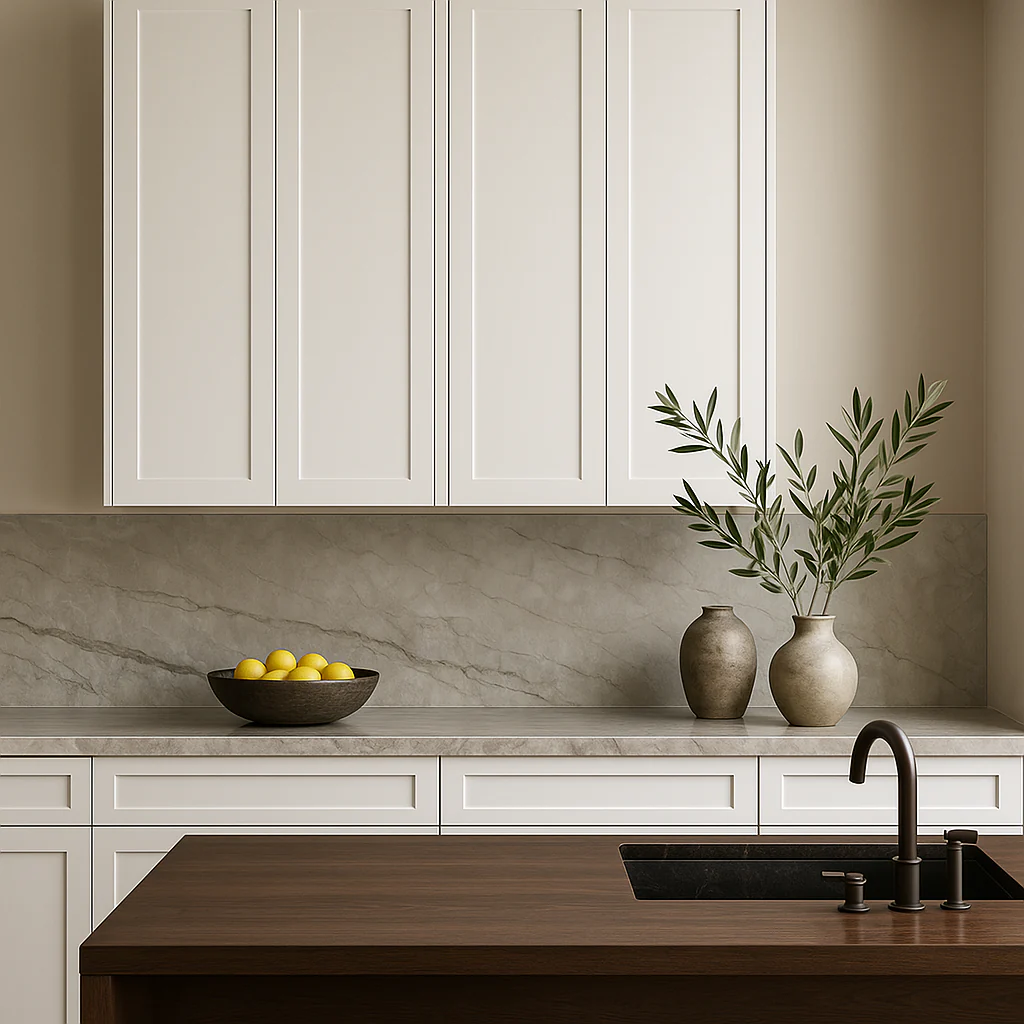 HOMLUX Ready to Assemble Wall Kitchen Cabinet in Shaker White, 12x12x42 inches - Image 2