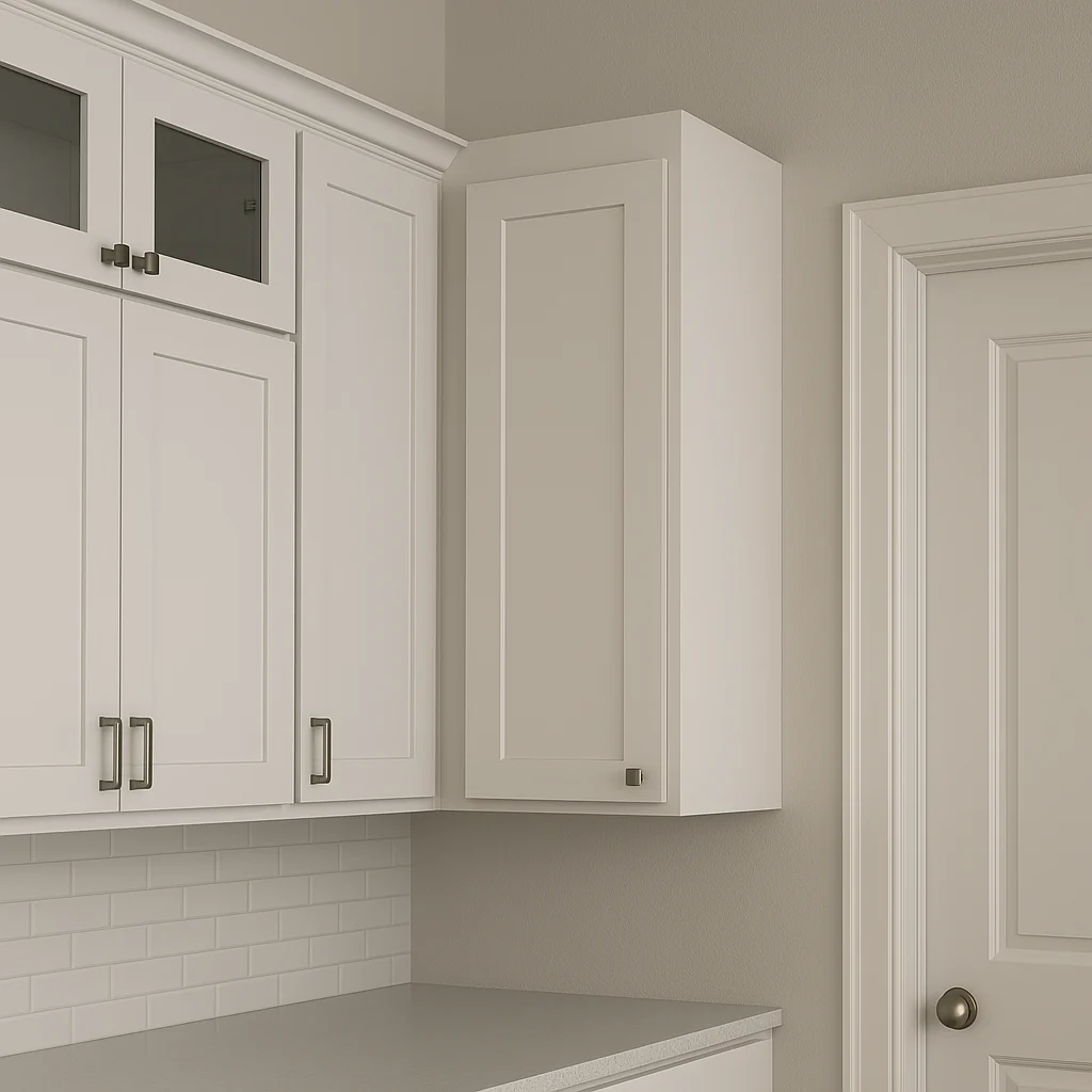 HOMLUX Ready to Assemble Wall Kitchen Cabinet in Shaker White, 15 in. W x 12 in. D x 36 in. H - Image 2